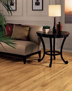 hardwood flooring in a living room in jacksonville