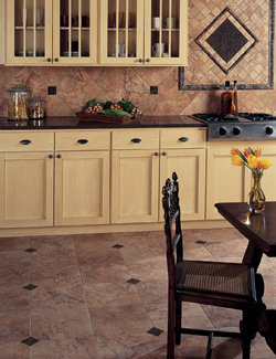 tile flooring remnants in a kitchen in jacksonville